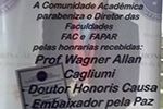 Professor Wagner - Título de Doutor Honoris Causa em Filosofia da Educação