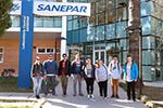 Acadêmicos do curso de Farmácia da FAPAR em visita técnica na SANEPAR